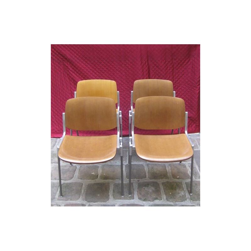 Chairs DSC 106, Giancarlo PIRETTI - 1960s