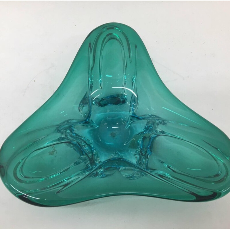 Vintage Submerged Murano Glass Ashtray - 1970s