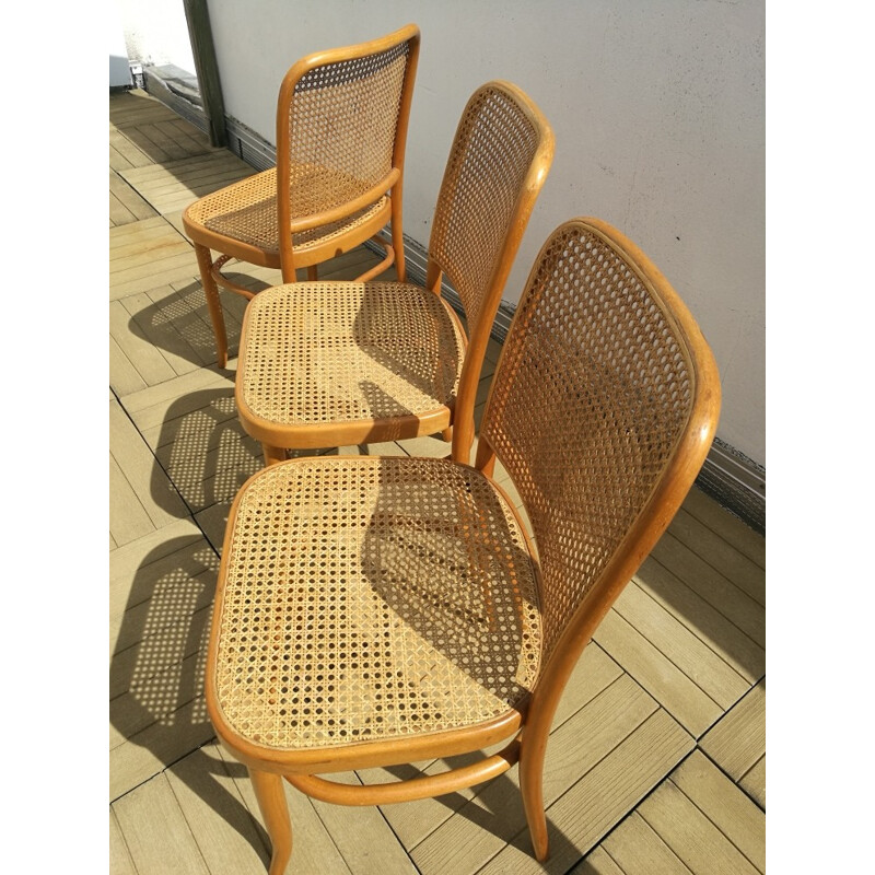 Chairs and armchairs by Josef Hoffman for  Thonet - 1930s