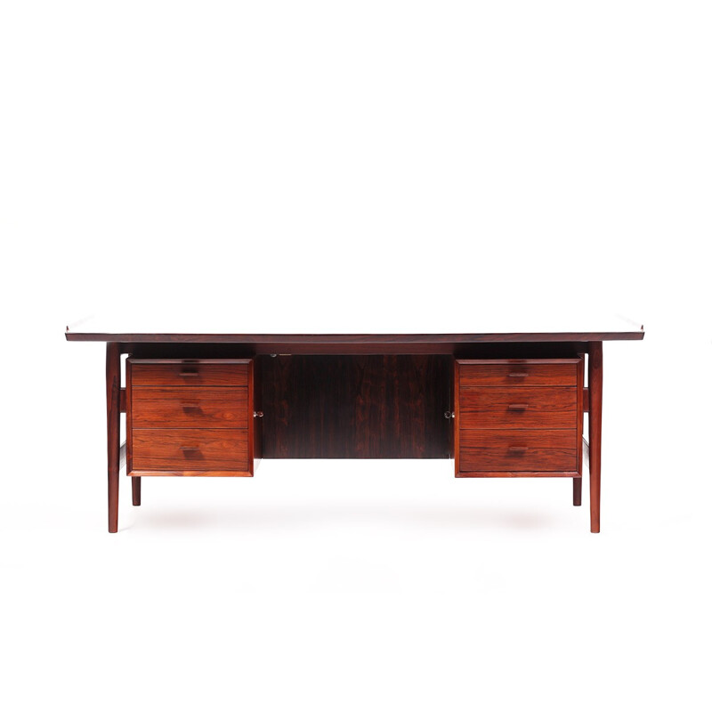 Vintage rosewood desk by Arne Vodder for Sibast Furniture - 1960s