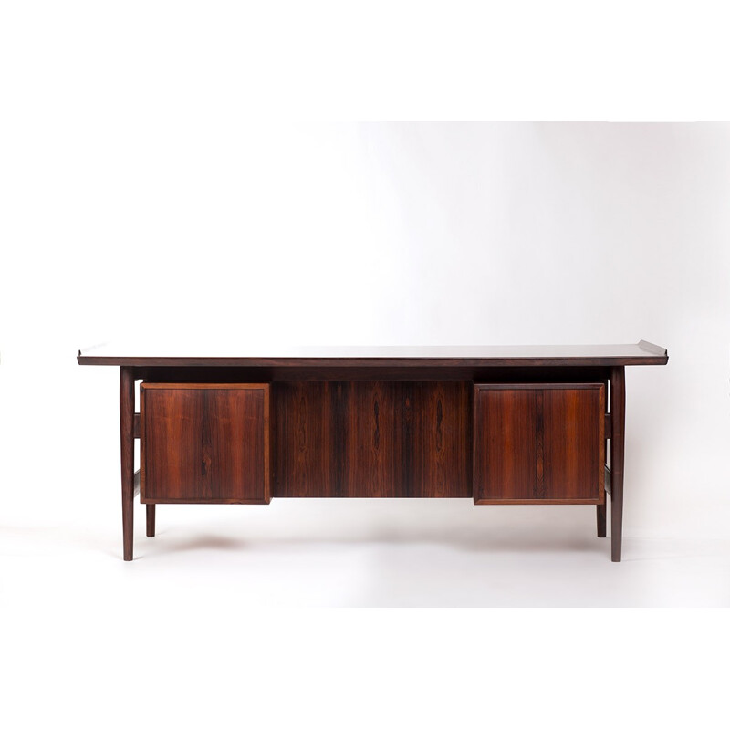 Vintage rosewood desk by Arne Vodder for Sibast Furniture - 1960s