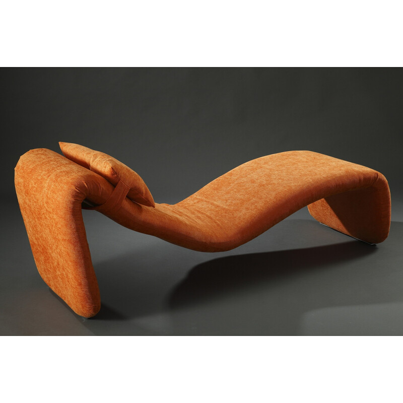 Chaise longue djinn orange, Olivier MOURGUE - 1960