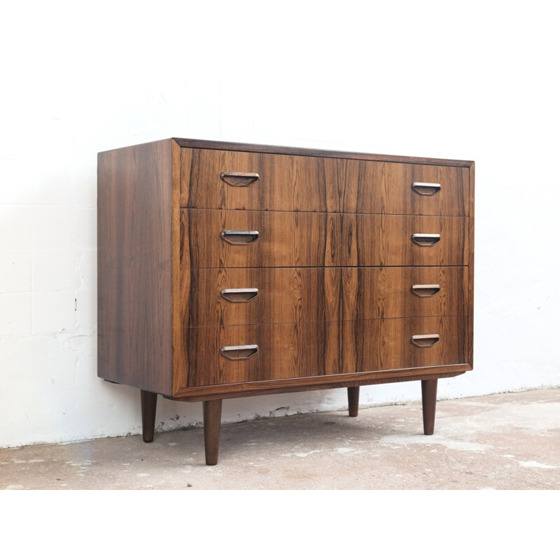 Vintage Danish chest of 4 drawers in rosewood - 1960s
