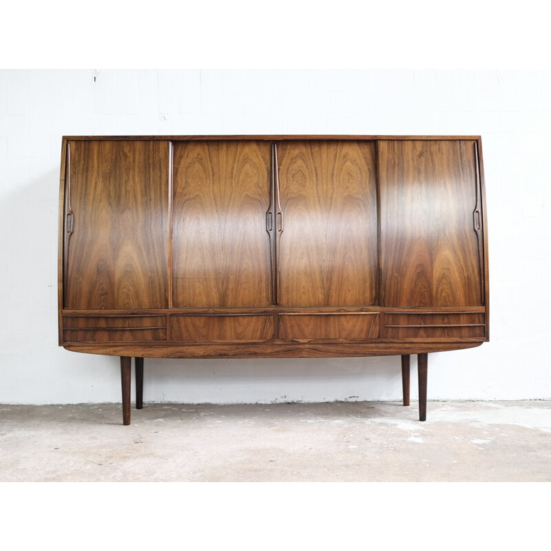 Vintage Danish highboard in rosewood - 1960s