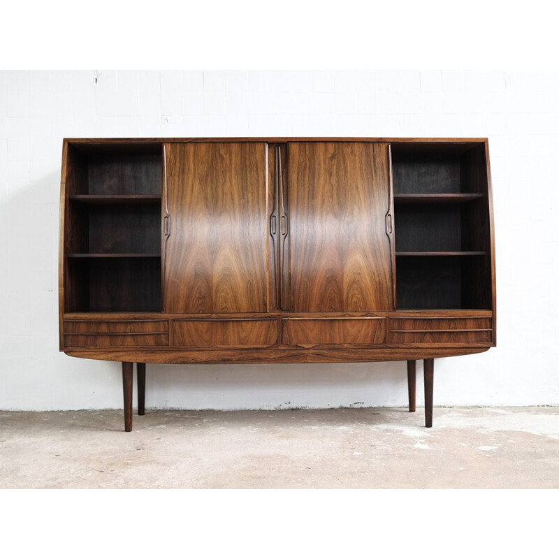 Vintage Danish highboard in rosewood - 1960s