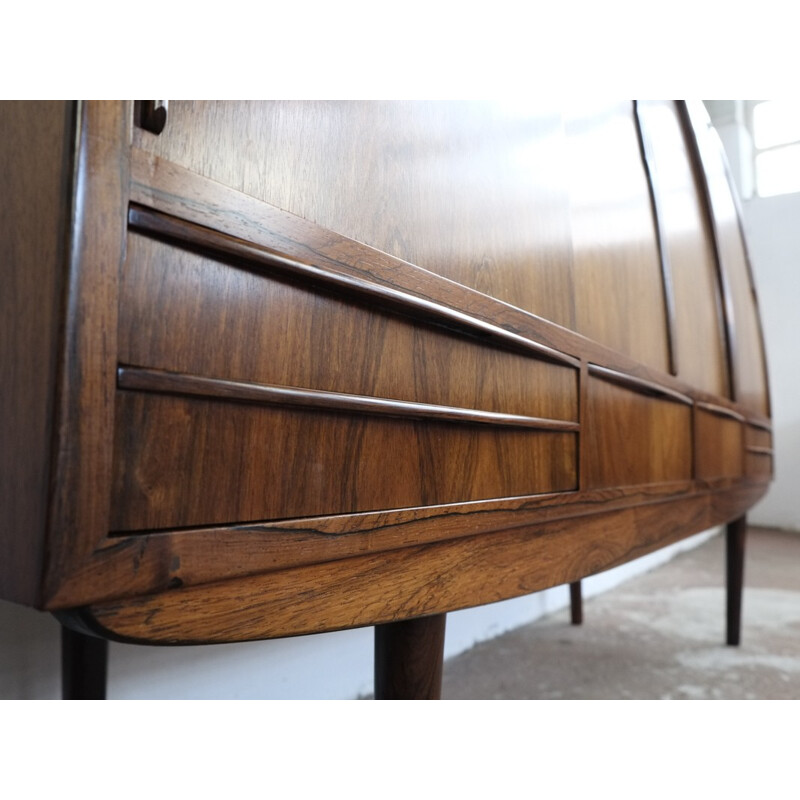 Vintage Danish highboard in rosewood - 1960s