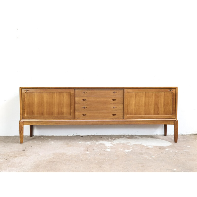 Vintage sideboard in teak by HW Klein for Bramin - 1960s