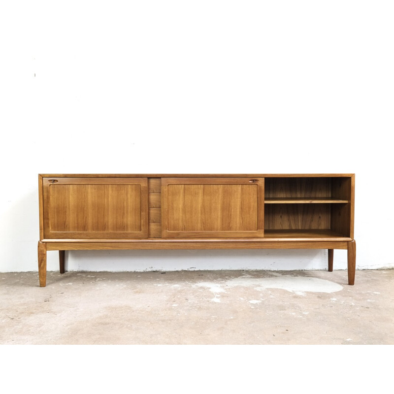 Vintage sideboard in teak by HW Klein for Bramin - 1960s