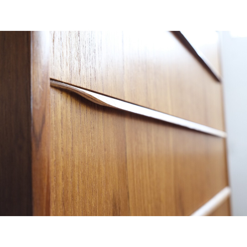 Vintage Danish chest of 6 drawers in teak - 1960s