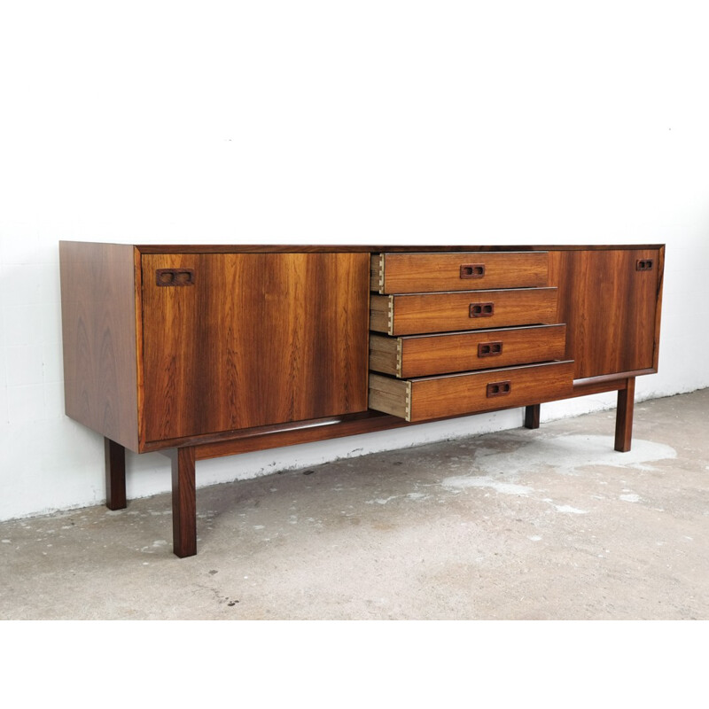 Vintage Danish sideboard in rosewood by Brouer - 1960s