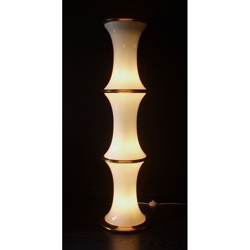 Floor lamp model Bamboo by Enrico Tronconi - 1970s