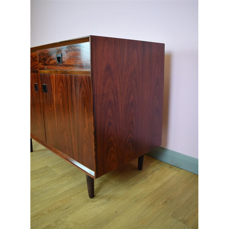 Vintage Danish Brouer Rosewood Sideboard TV Cabinet with Drawers - 1970s