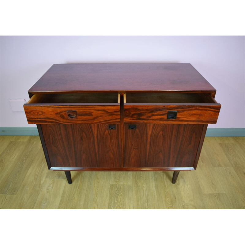 Vintage Danish Brouer Rosewood Sideboard TV Cabinet with Drawers - 1970s