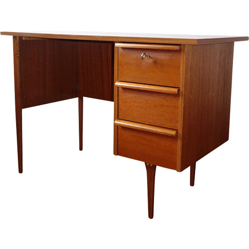 Vintage scandinavian teak desk - 1960s