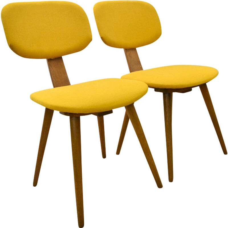 Suite de 2 Chaises "Modèle 5827" par Fameg Radomsko - 1970