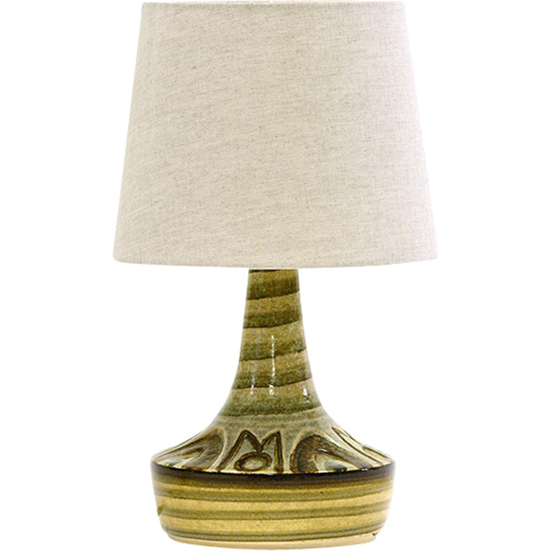 Vintage stoneware table lamp by Noomi Backhausen & Arne Finne - 1960s