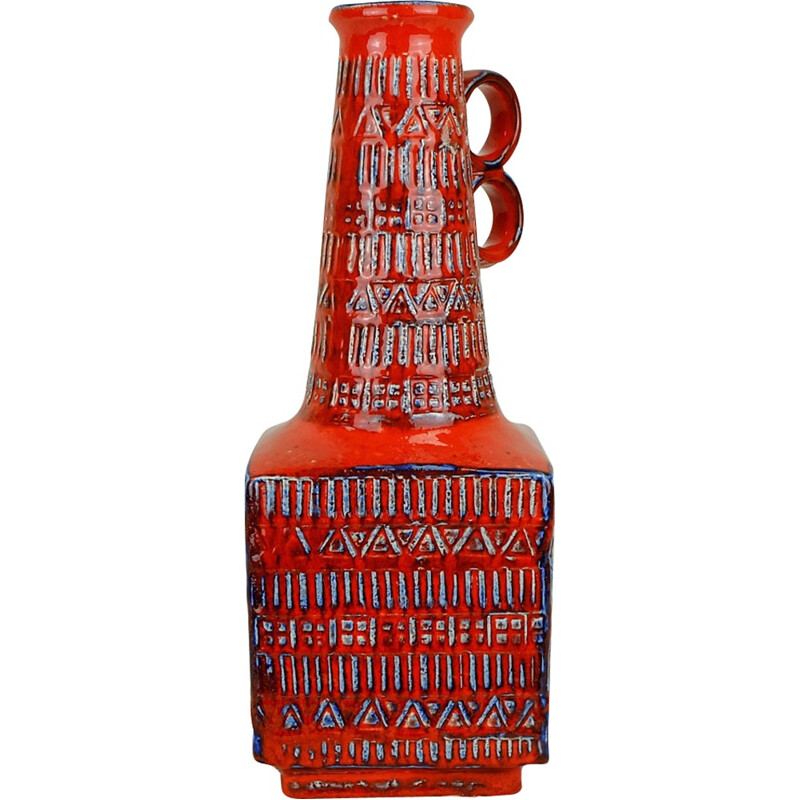 Vase vintage en céramique par Bodo Mans pour Bay Keramik - 1960