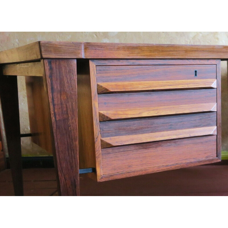 Schreibtisch aus Palisanderholz von Kai Kristiansen für Feldballes Mobelfabrik - 1960