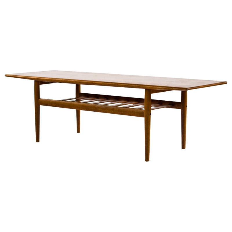 Coffee table in teak, Grete JALK - 1960s