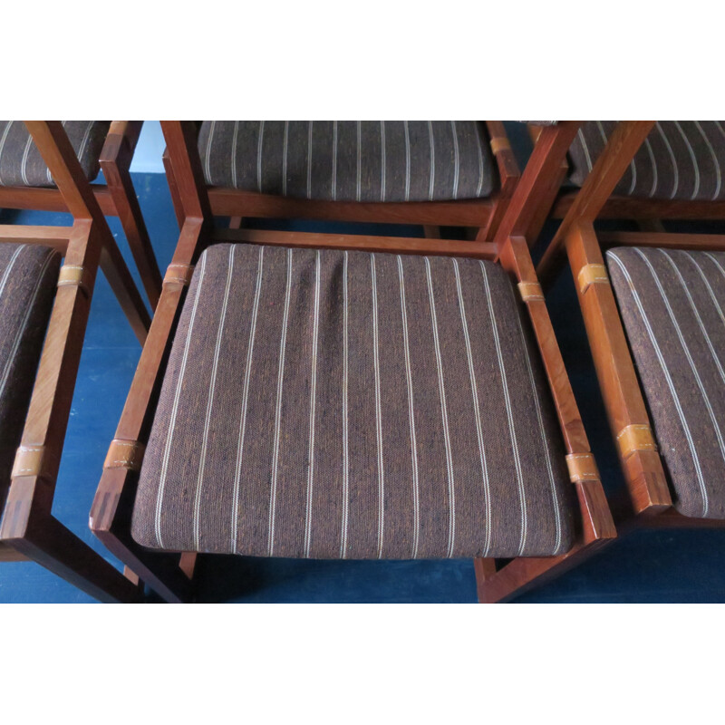 Set of 6 Danish Teak vintage Chairs by KS Mobler - 1960s