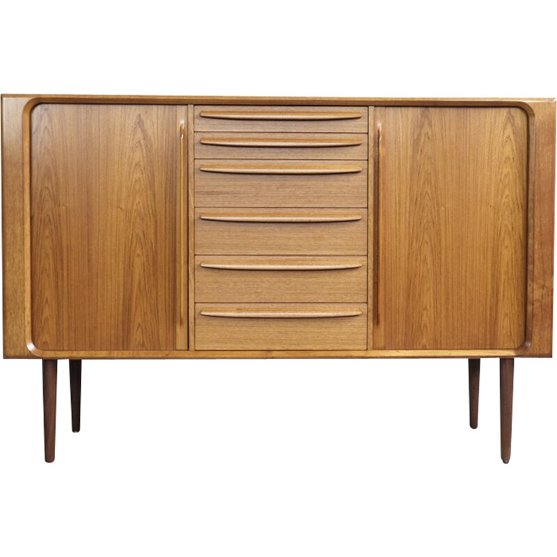 Vintage Danish highboard in teak - 1960s