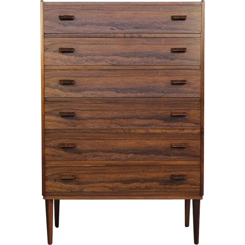 Vintage chest of 6 drawers in rosewood by Poul Volther for Munch Møbler Slagelse - 1960s