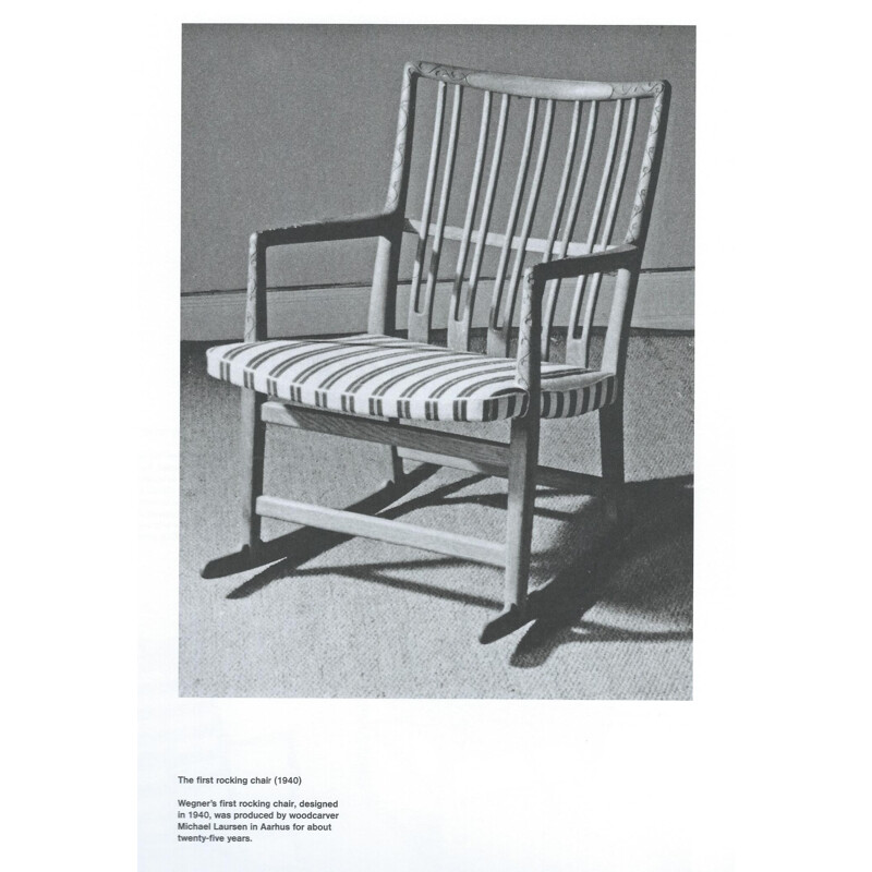 Vintage rocking chair ML33 1st edition, Hans WEGNER - 1940