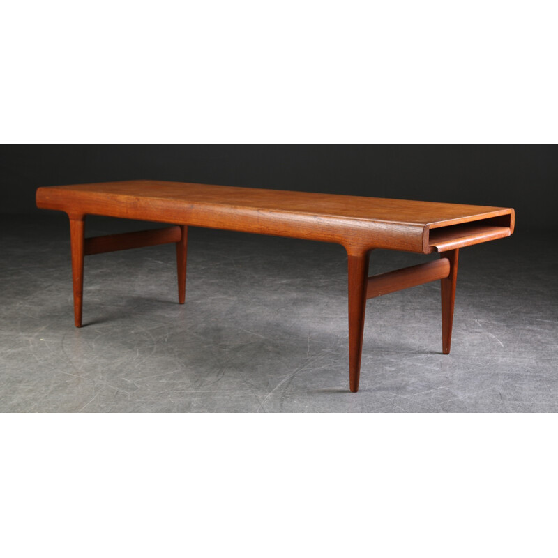 Teak coffee table with extensions by Johannes Andersen for Uldum Møbelfabrik - 1960s