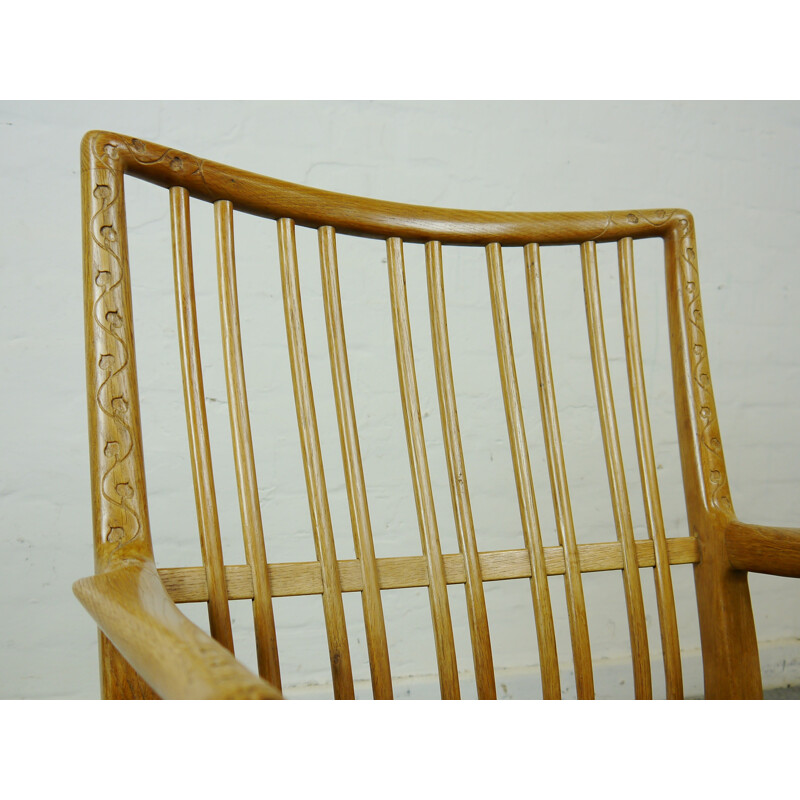 Vintage rocking chair ML33 1st edition, Hans WEGNER - 1940