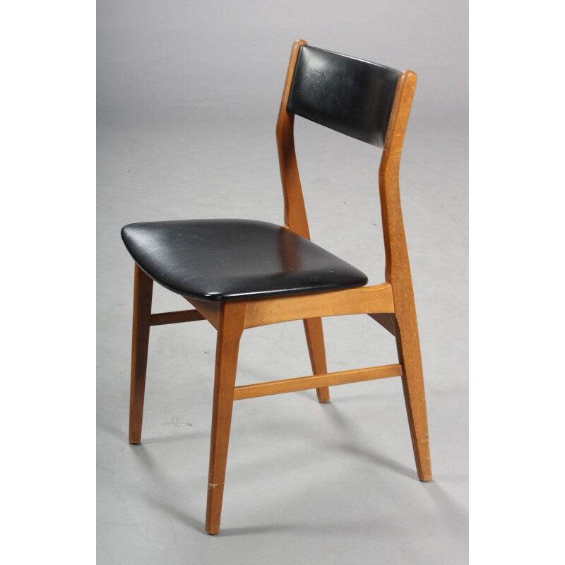 Vintage beech chairs for Faldsled - 1960s