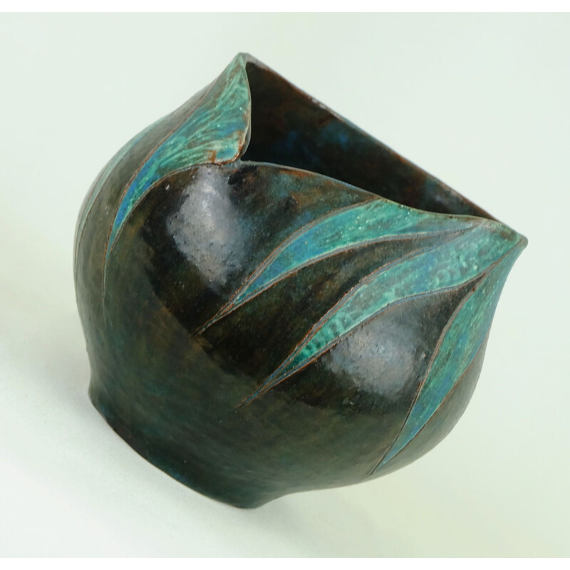 Danish vintage ceramic Vase by Conny Walther - 1960s