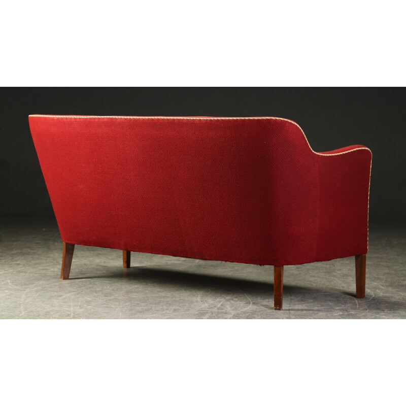 Vintage 2-seater sofa in wool - 1938