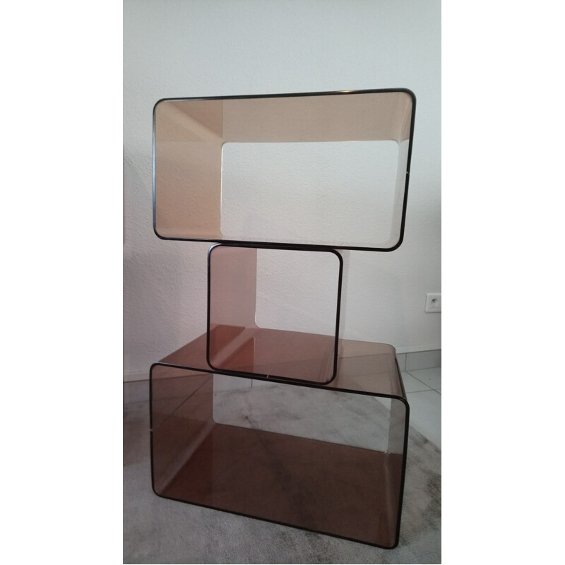 Complete suite of 18 cubes-shelf by Roche Bobois - 1970s