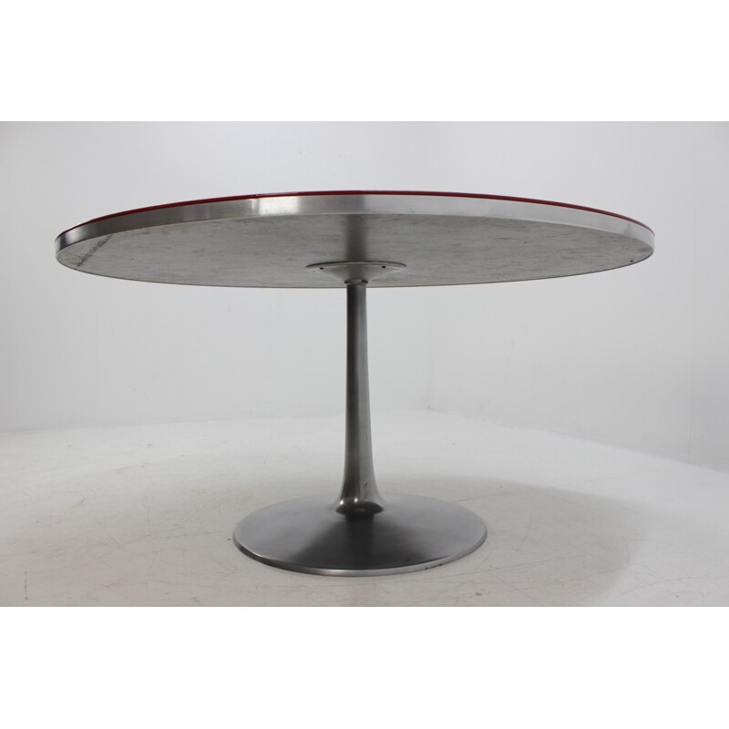 Vintage Circular Dining Table by Poul Cadovius - 1970s
