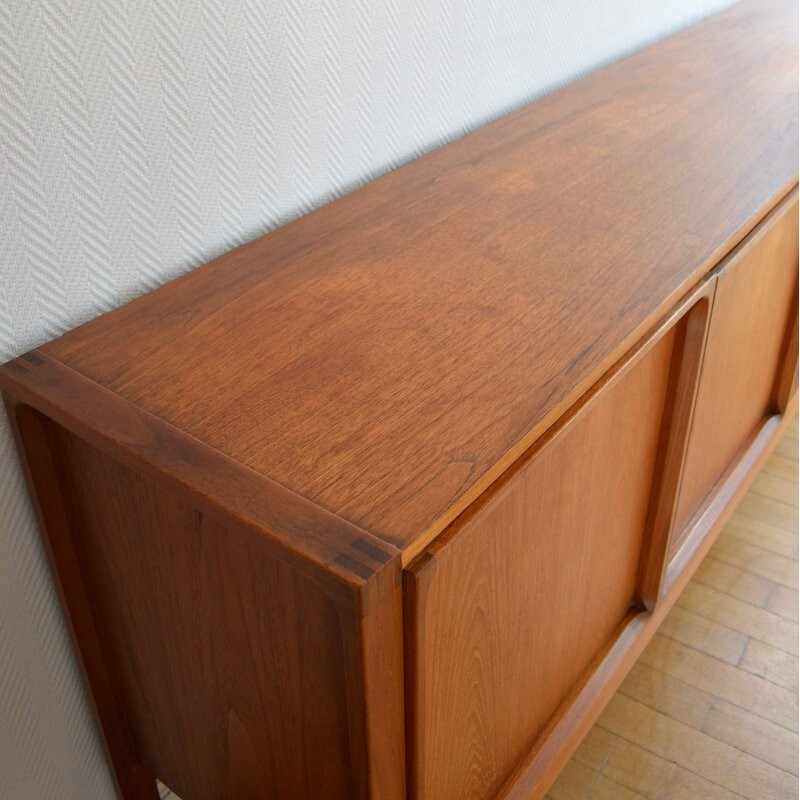 Vintage Scandinavian Teak Sideboard By Gerhard Berg - 1960s