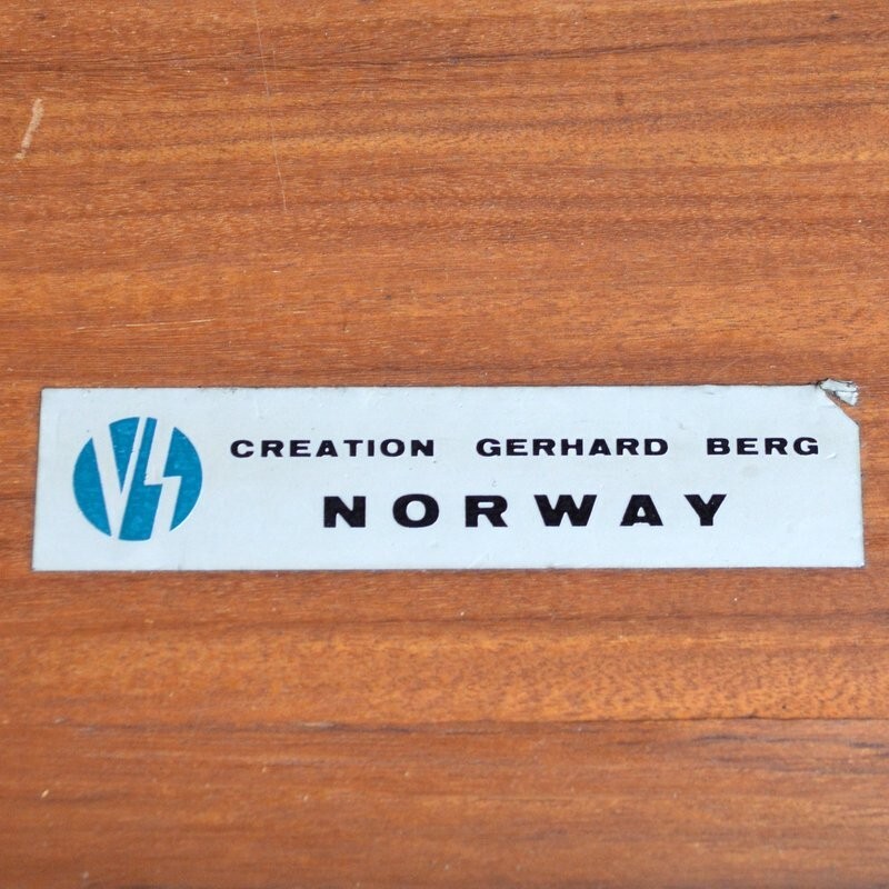 Vintage Scandinavian Teak Sideboard By Gerhard Berg - 1960s