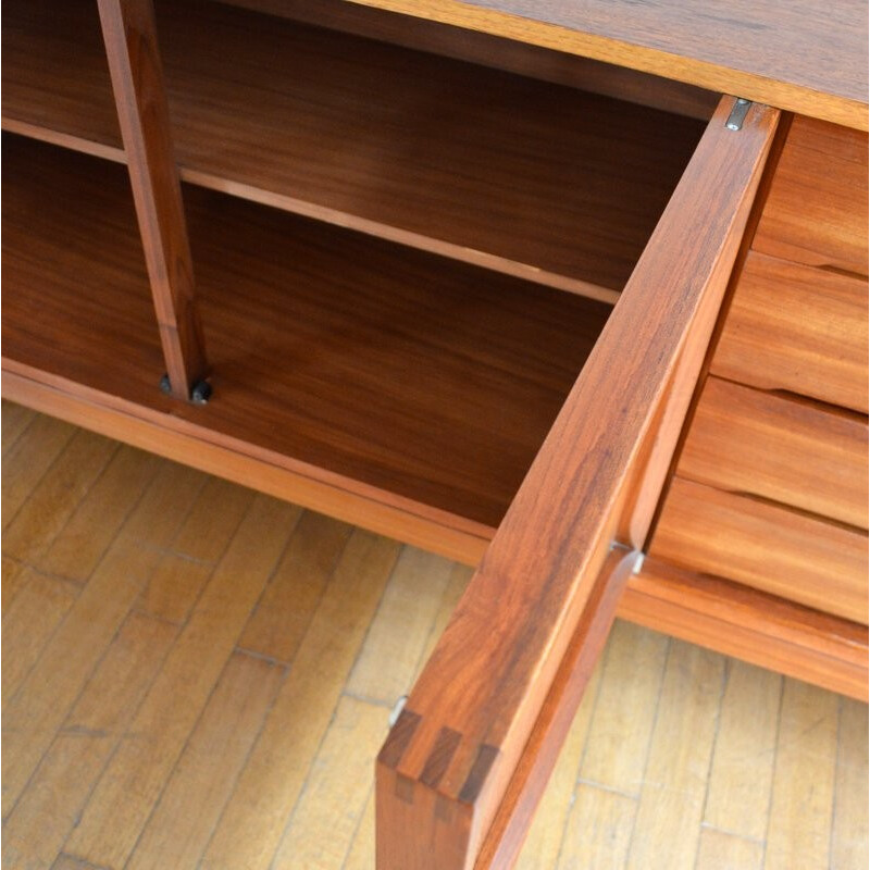 Vintage Scandinavian Teak Sideboard By Gerhard Berg - 1960s