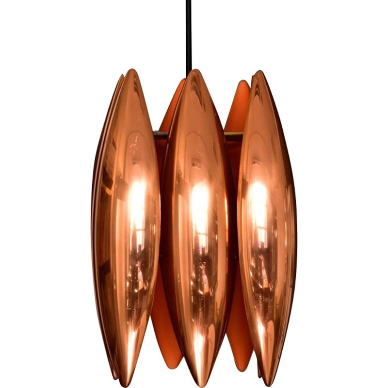 Vintage pendant lamp by Fog & Mørup for Jo Hammerborg Kastor - 1960s