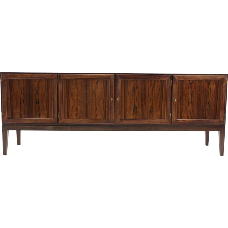 Vintage rosewood sideboard by Severin Hansen - 1960s