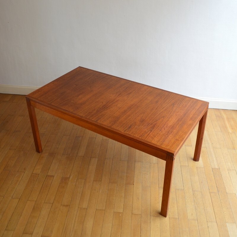 Vintage Scandinavian Teak Dining Table By Gerhard Berg - 1960s