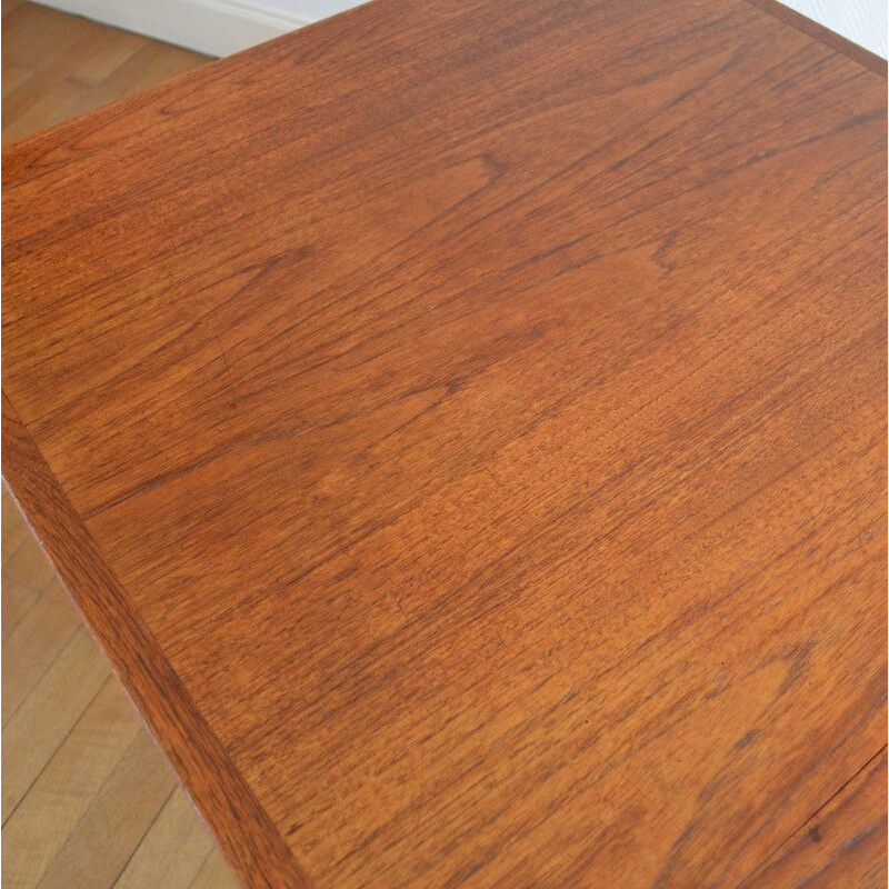 Vintage Scandinavian Teak Dining Table By Gerhard Berg - 1960s