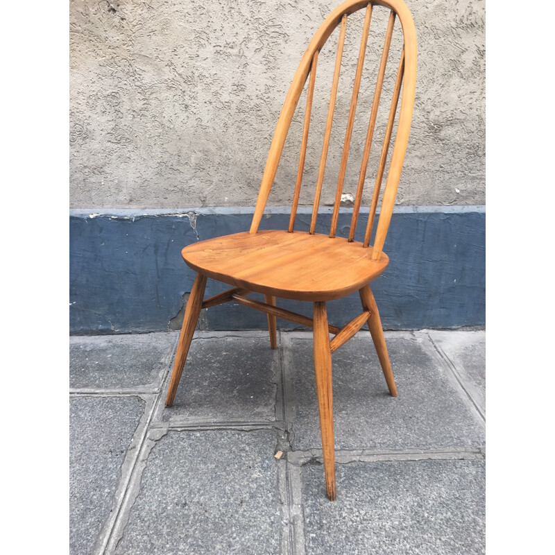 Chaise en bois vintage de Lucian Ercolani - 1960