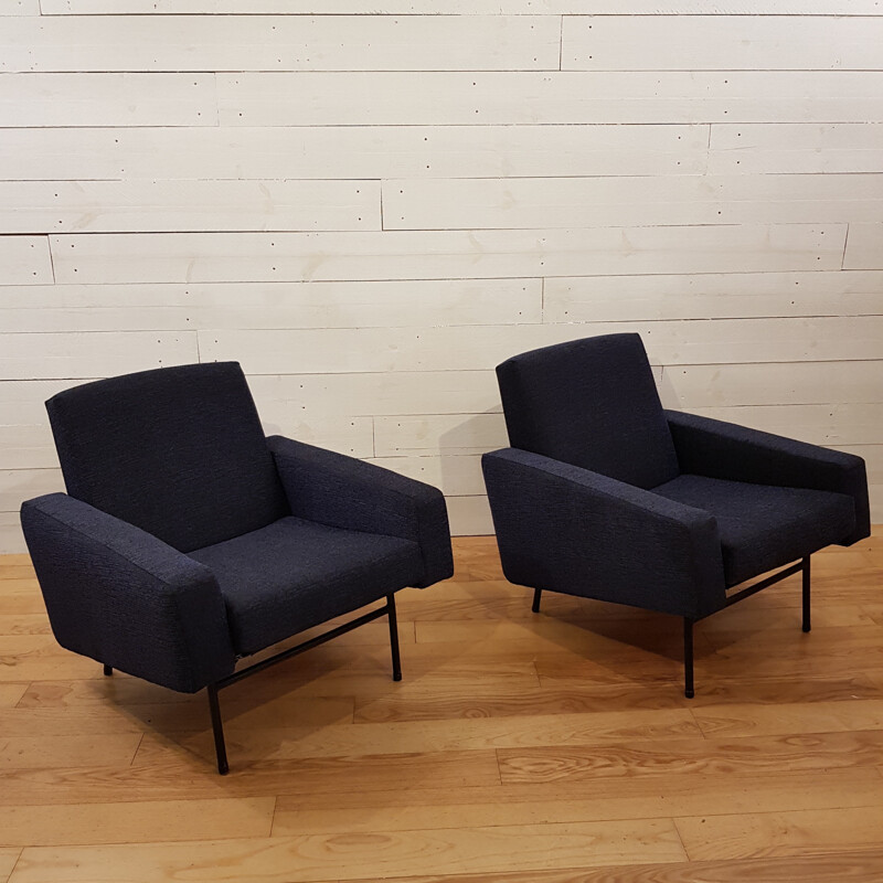 Set of 2 armchairs G10 by Pierre Guariche - 1950s