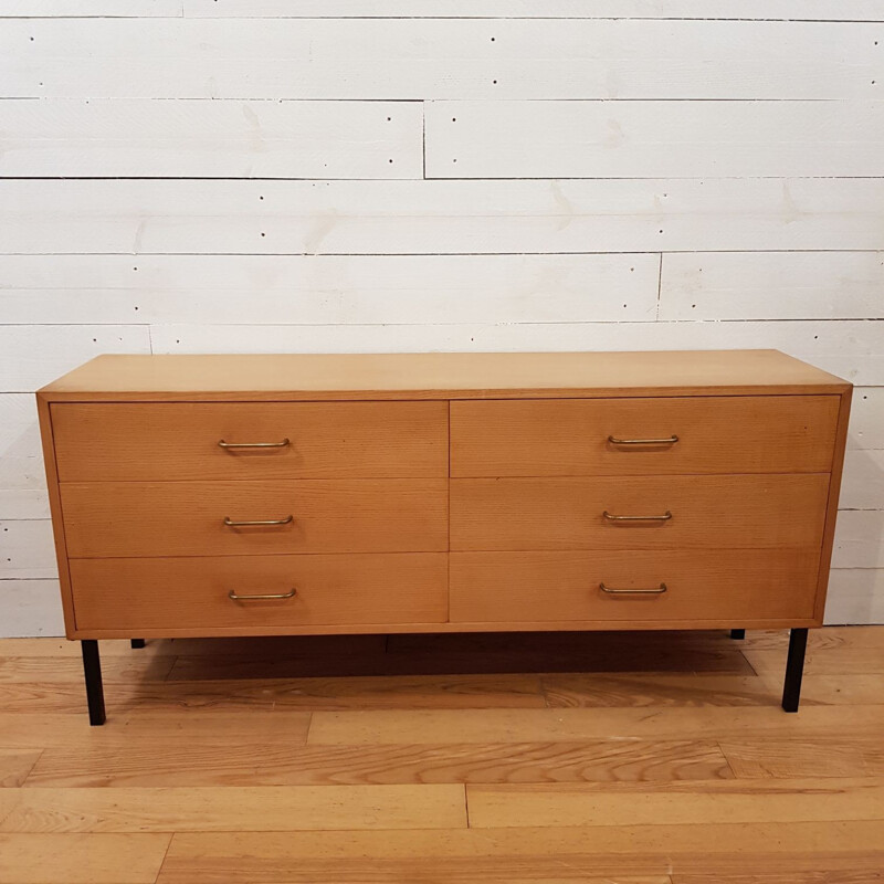 Vintage chest of drawer by Pierre Guariche - 1950s