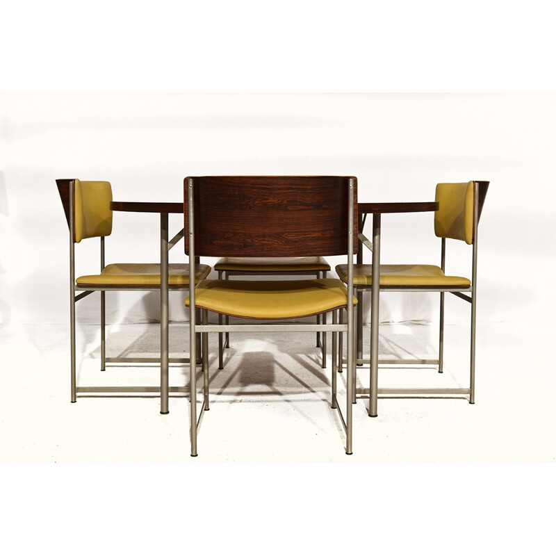 Vintage rosewood Dining set by Cees Braakman for Pastoe - 1960s