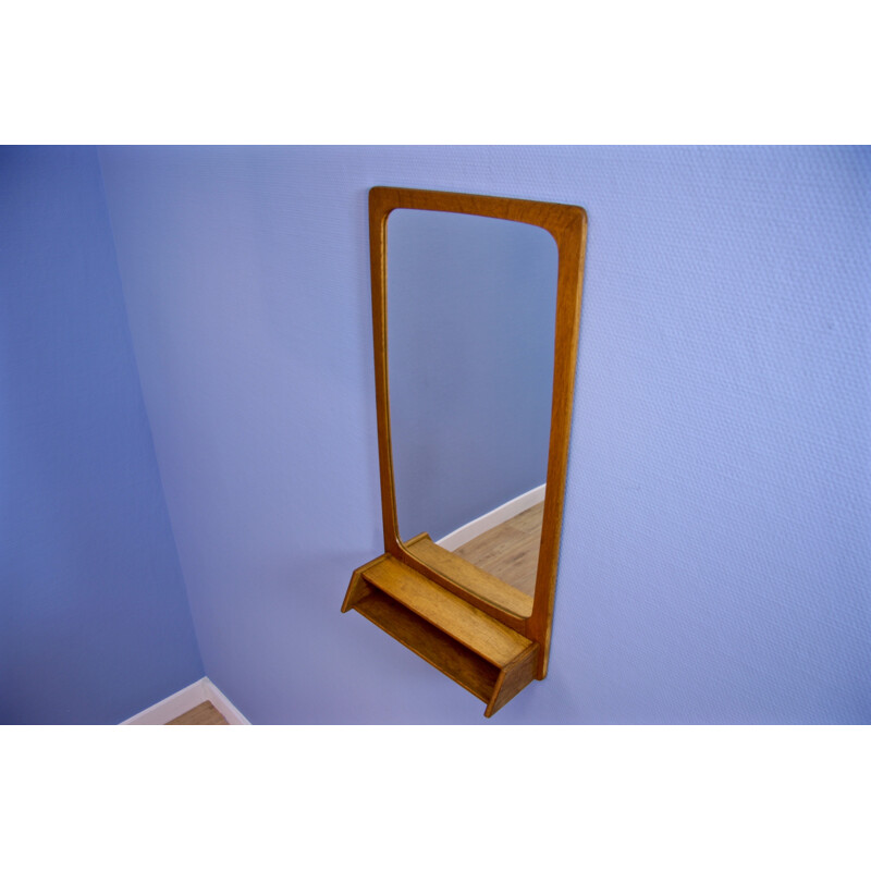 Danish vintage Teak mirror - 1960s