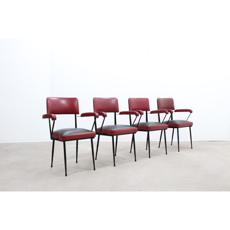 Vintag Italian 4 chairs by Rima Padova - 1950s