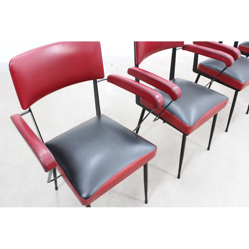 Vintag Italian 4 chairs by Rima Padova - 1950s