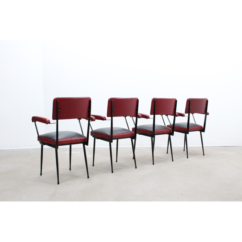 Vintag Italian 4 chairs by Rima Padova - 1950s
