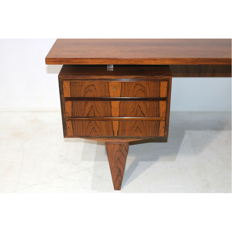 Vintage Rosewood Desk by Illum Wikkelso for Mikael Laursen - 1960s